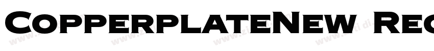 CopperplateNew Regu字体转换